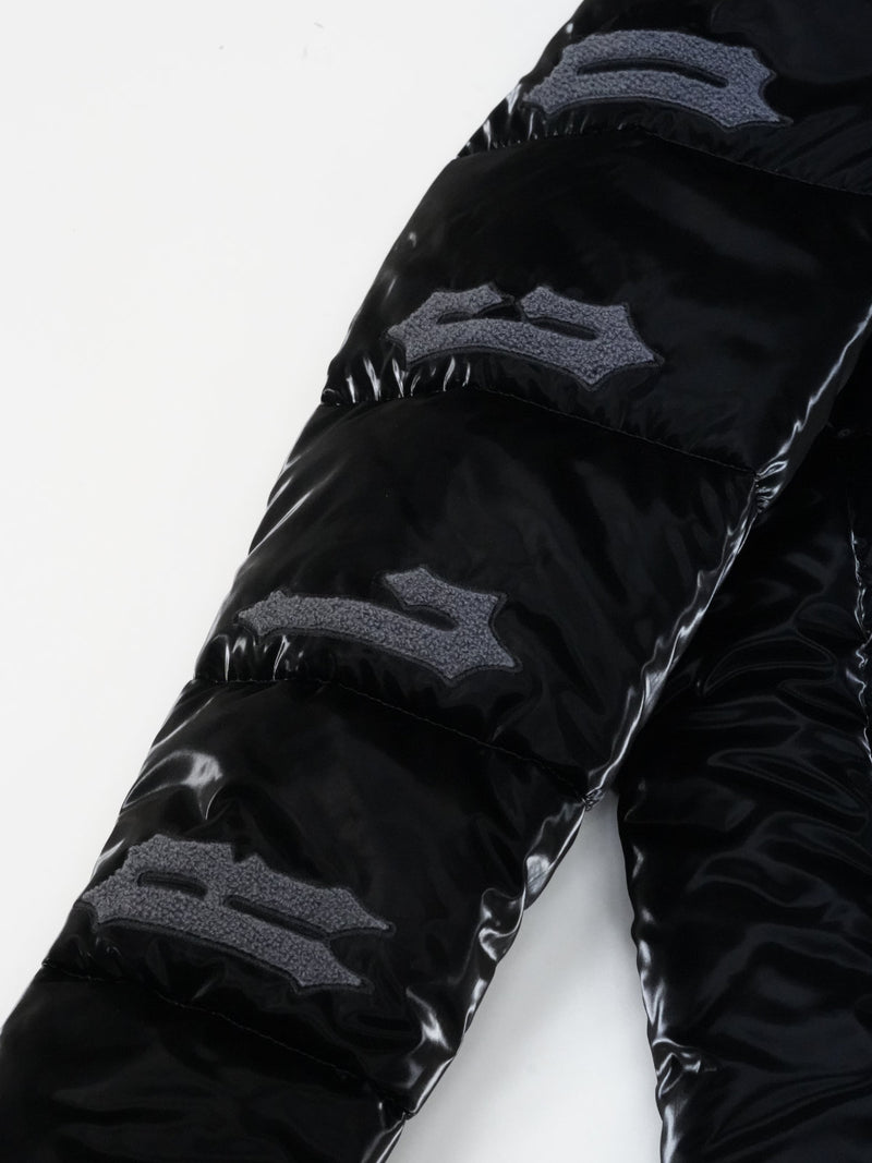 アームロゴ中綿ブルゾン