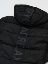 バック切り替えロゴブルゾン