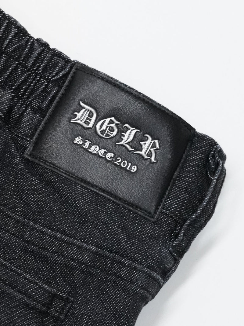 DGLRワッペンBKデニムパンツ