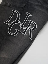 DGLRワッペンBKデニムパンツ