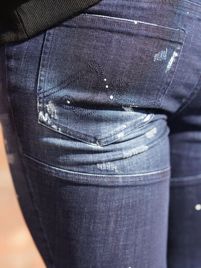 【オンライン限定】ペイントダメージデニム