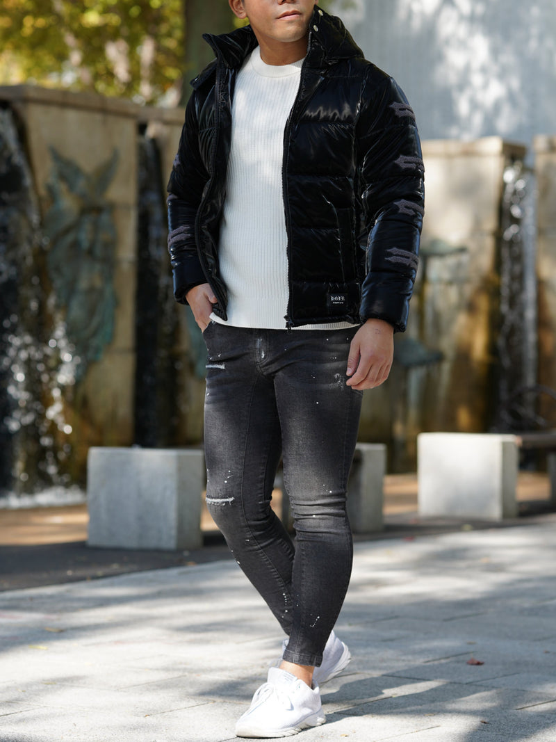 【オンライン限定】ペイントダメージデニム