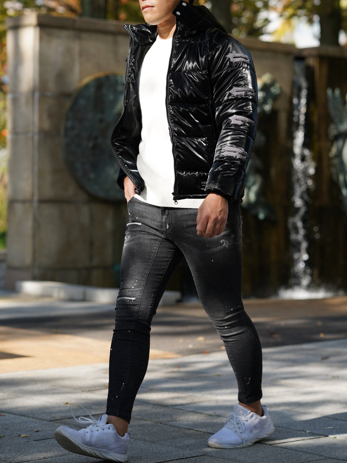 アームロゴ中綿ブルゾン – DayGLORY