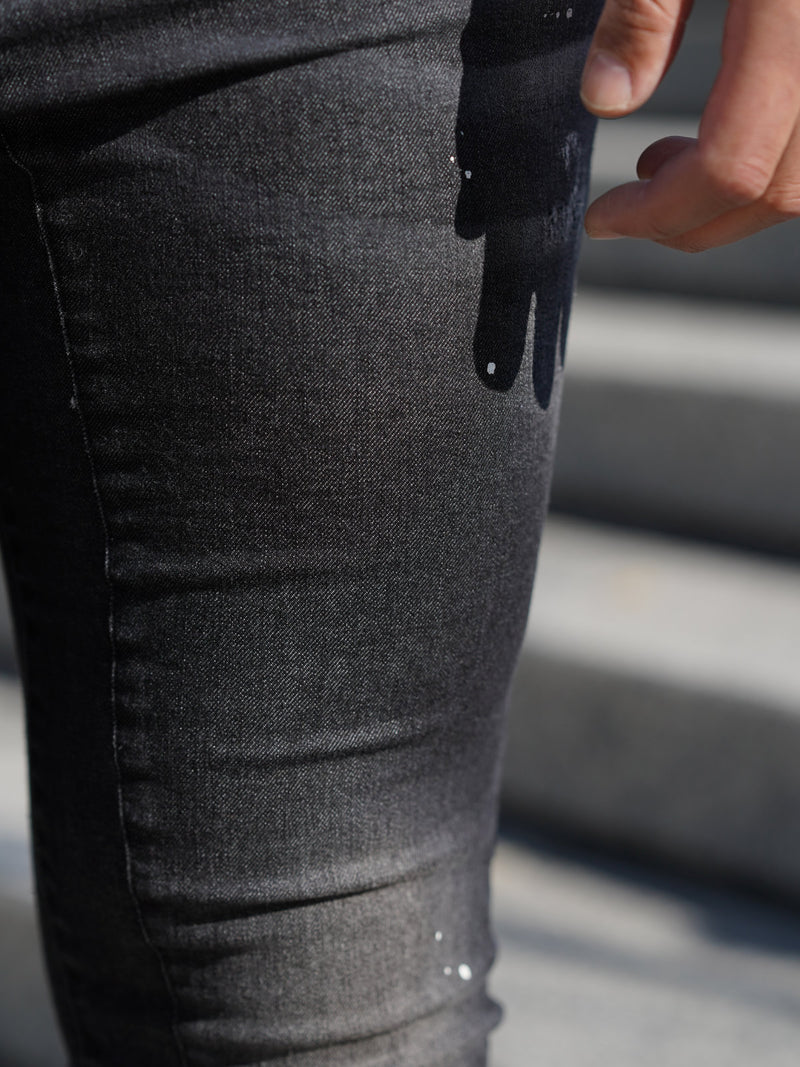 【オンライン限定】ペイントダメージデニム