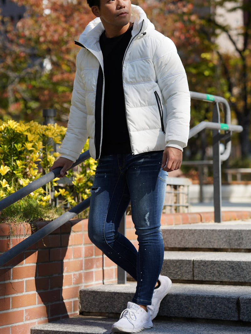 3Dペイントデニムパンツ