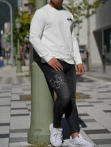 DGLRワッペンBKデニムパンツ