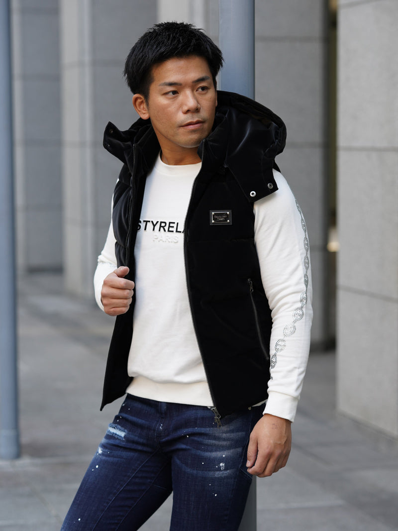 ベルベットPUベスト