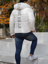 バック切り替えロゴブルゾン