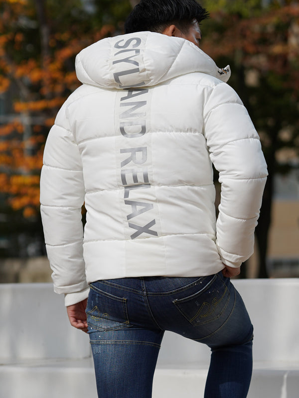 バック切り替えロゴブルゾン