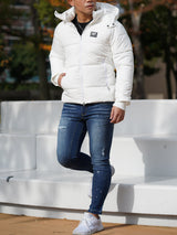 バック切り替えロゴブルゾン