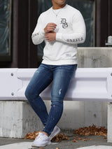 メタル刺繍トレーナー