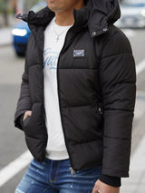 バック切り替えロゴブルゾン