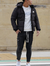 バック切り替えロゴブルゾン