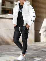 アームロゴ中綿ブルゾン