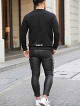 メタル刺繍トレーナー