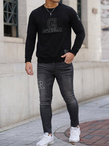 ラバーロゴトレーナー