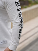 クロスネックラメトレーナー