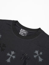 レザークロスパッチTEE