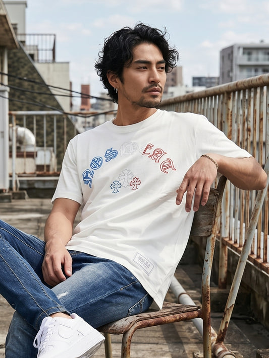 トリコカラークロスTEE【SALE】