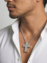 【PREMIUM JEWELRY】ストーンクロスネックレス