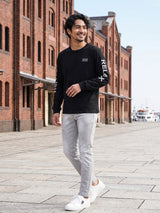 プレートスリーブ刺繍L/TEE