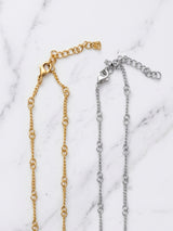 【PREMIUM JEWELRY】ダブルクロスネックレス