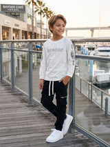 KIDS グラデーションアームクロスL/TEE