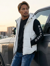 ニット編み中綿ベスト