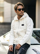 ナイロンアームロゴブルゾン