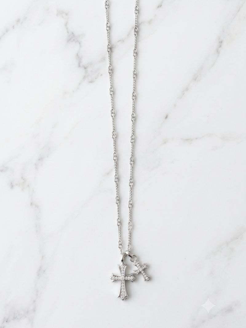 PREMIUM JEWELRY】ダブルクロスネックレス – DayGLORY