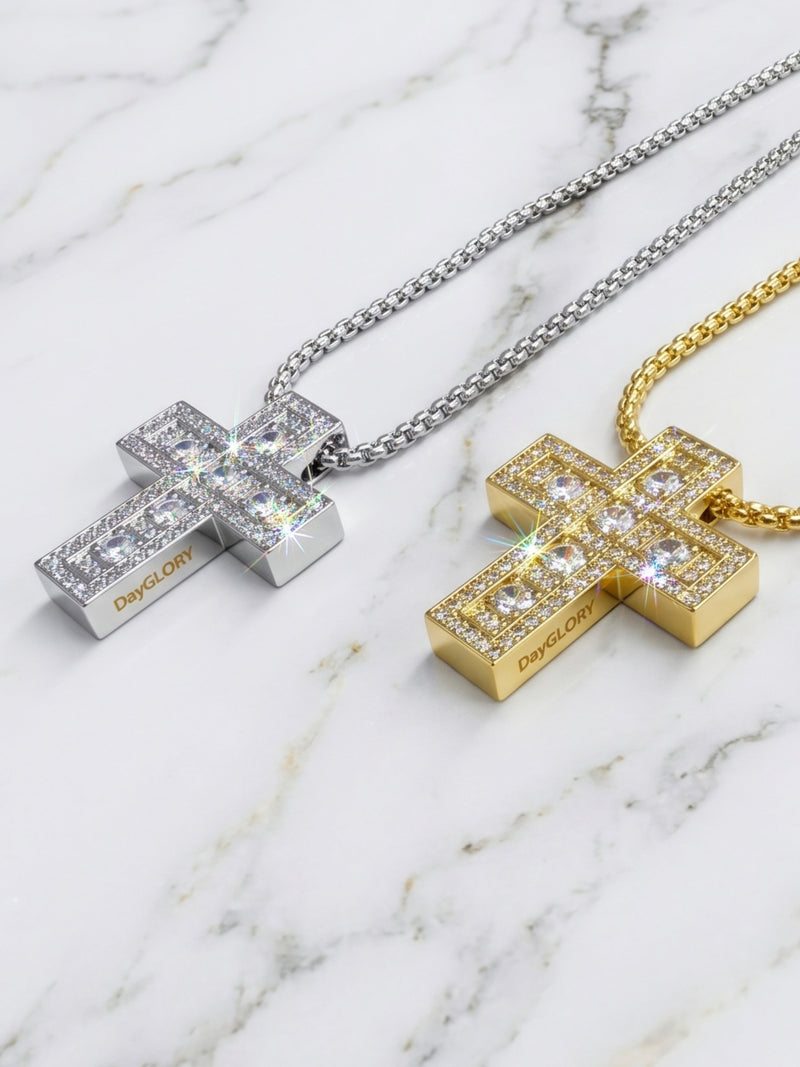 アクセサリー pete36 PREMIUM JEWELRY】ストーンクロスネックレス – DayGLORY