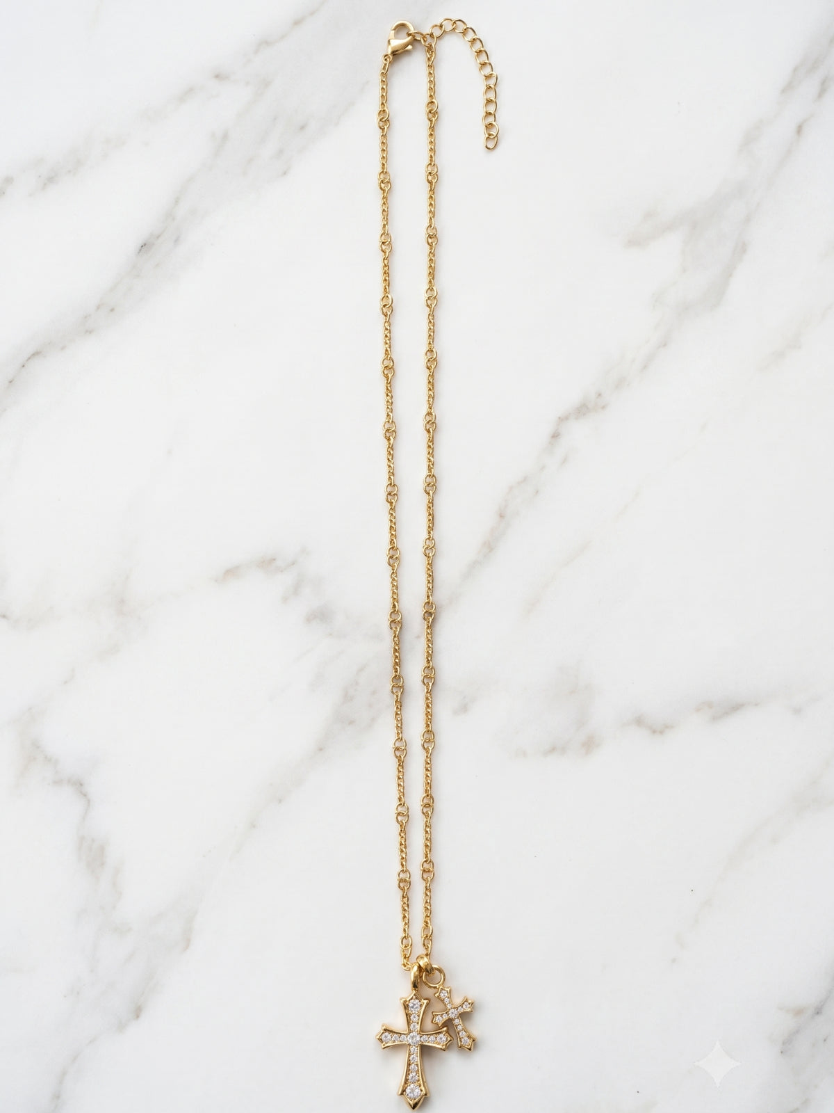 PREMIUM JEWELRY】ダブルクロスネックレス – DayGLORY