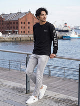 プレートスリーブ刺繍L/TEE