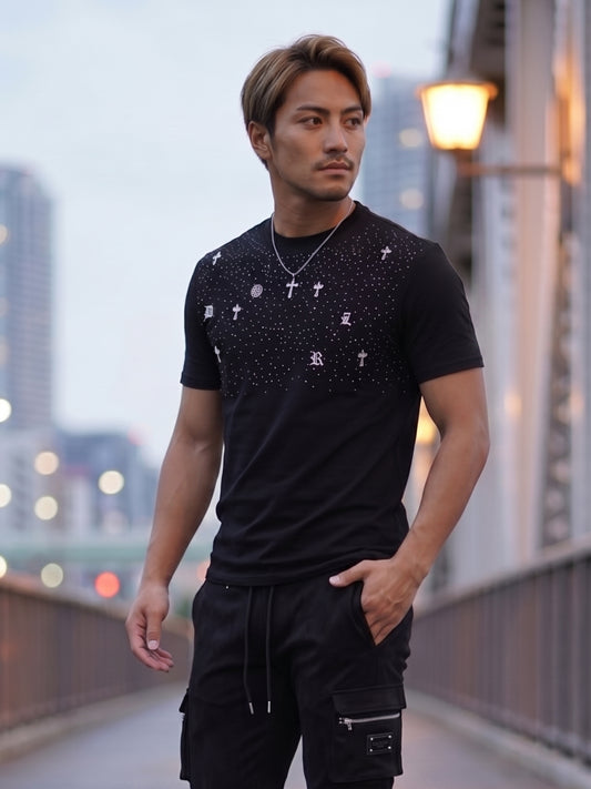 ストーン総柄TEE【SALE】