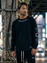 スリーブクロスロゴロンTEE