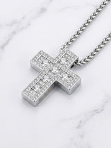【PREMIUM JEWELRY】ストーンクロスネックレス