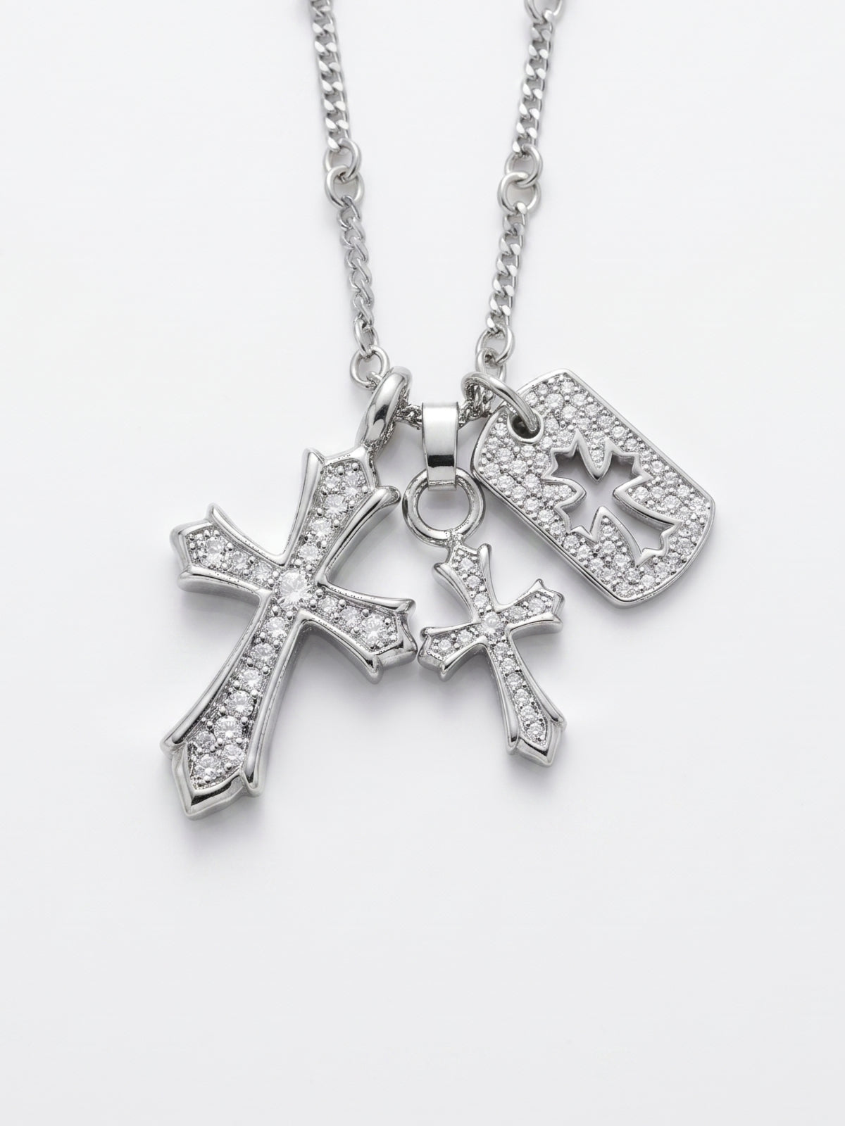 PREMIUM JEWELRY】トリプルクロスネックレス – DayGLORY