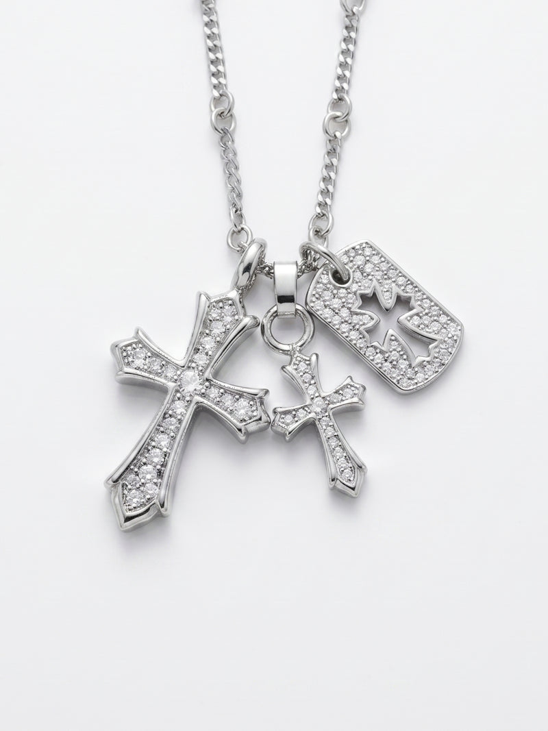 PREMIUM JEWELRY】トリプルクロスネックレス – DayGLORY
