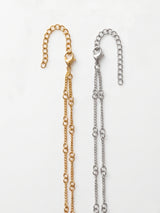 【PREMIUM JEWELRY】トリプルクロスネックレス