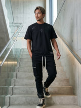 レザークロスパッチTEE