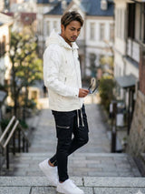 ナイロンアームロゴブルゾン