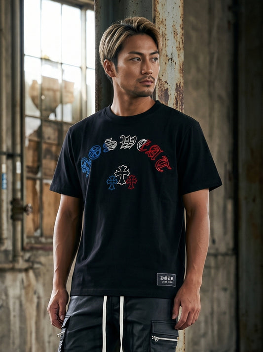 トリコカラークロスTEE【SALE】