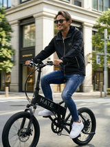 ナイロンアームロゴブルゾン