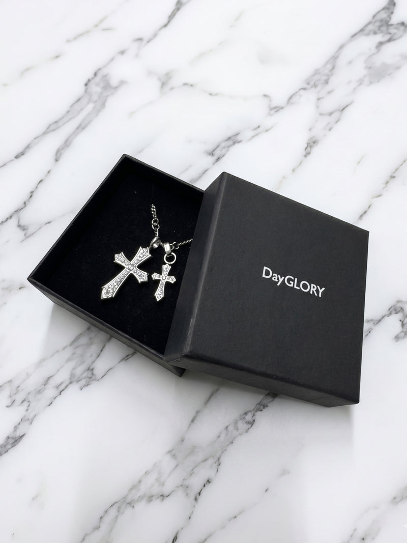 PREMIUM JEWELRY】ダブルクロスネックレス – DayGLORY