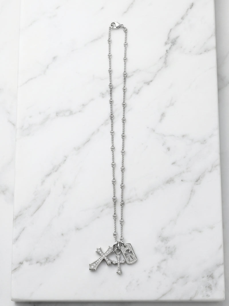 PREMIUM JEWELRY】トリプルクロスネックレス – DayGLORY