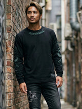 スリーブクロスロゴロンTEE