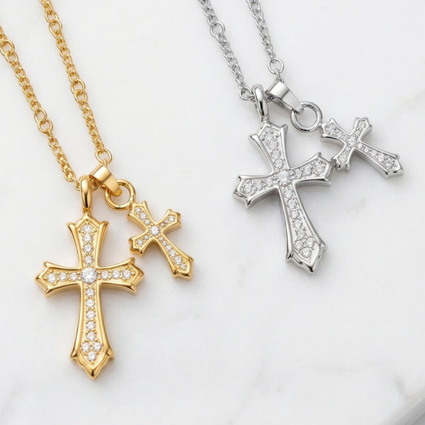 PREMIUM JEWELRY】ダブルクロスネックレス – DayGLORY