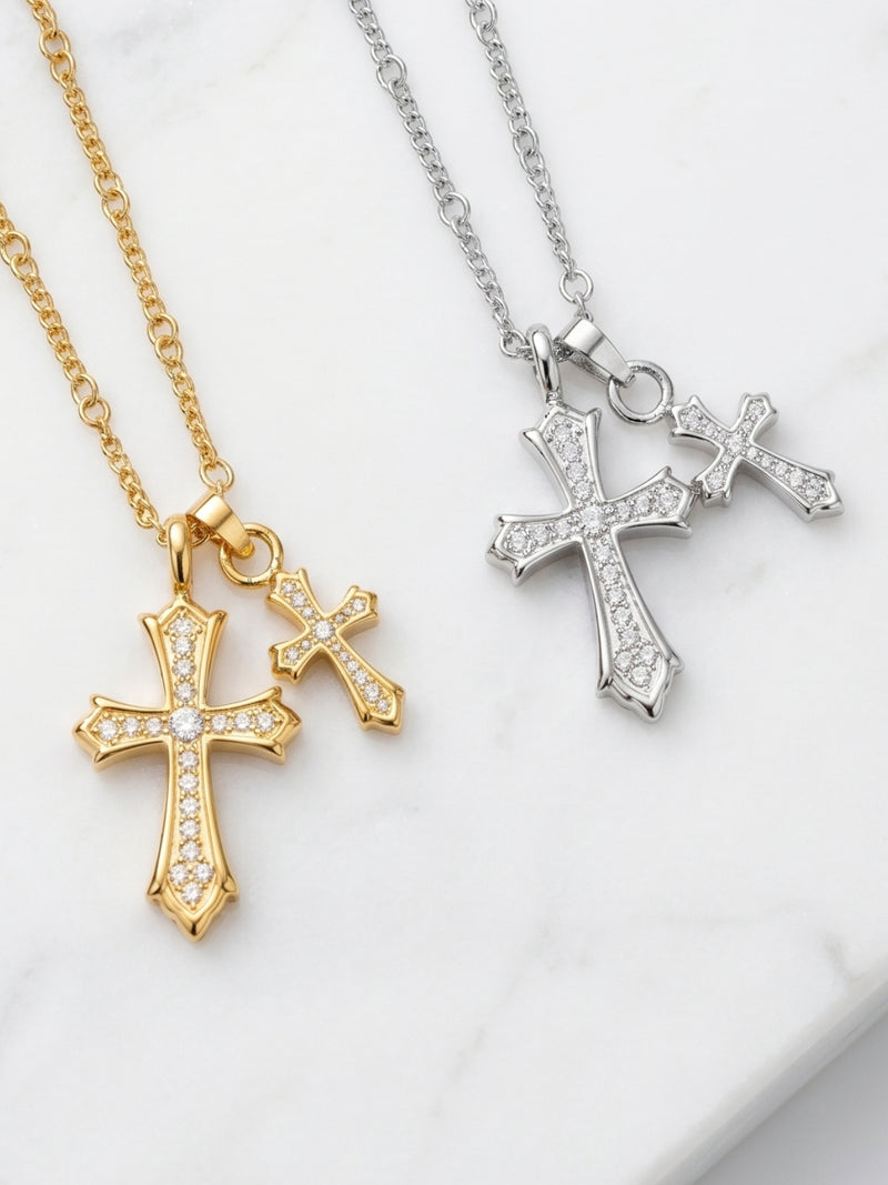 PREMIUM JEWELRY】ダブルクロスネックレス – DayGLORY