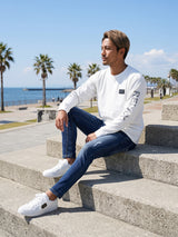 プレートスリーブ刺繍L/TEE