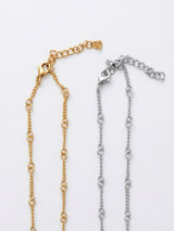 【PREMIUM JEWELRY】ダブルクロスネックレス